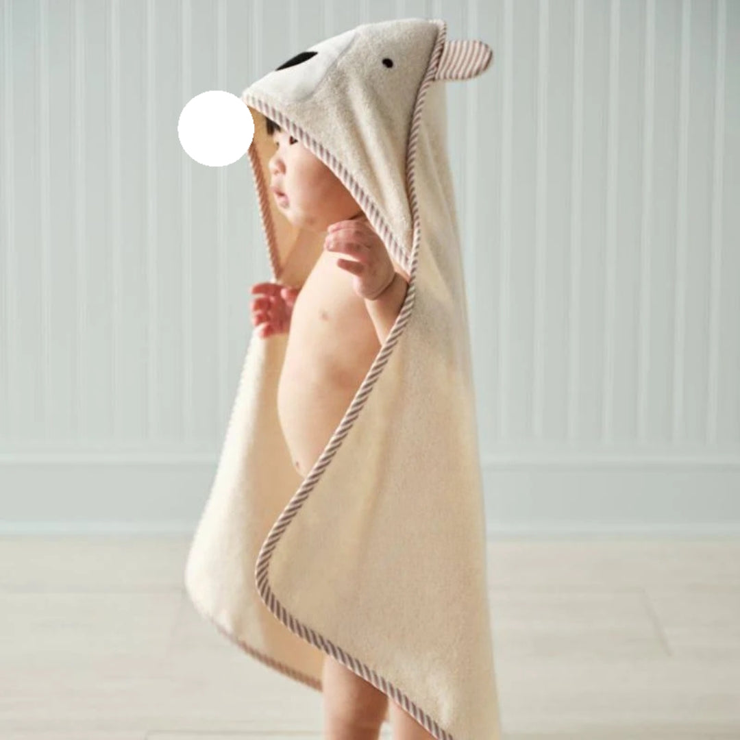 Premium Soft Polar Bear Hooded Baby Bath Towel Blanket