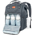 Large Capacity Multifunction Baby Diaper Backpack With Insulated Bottle Pockets